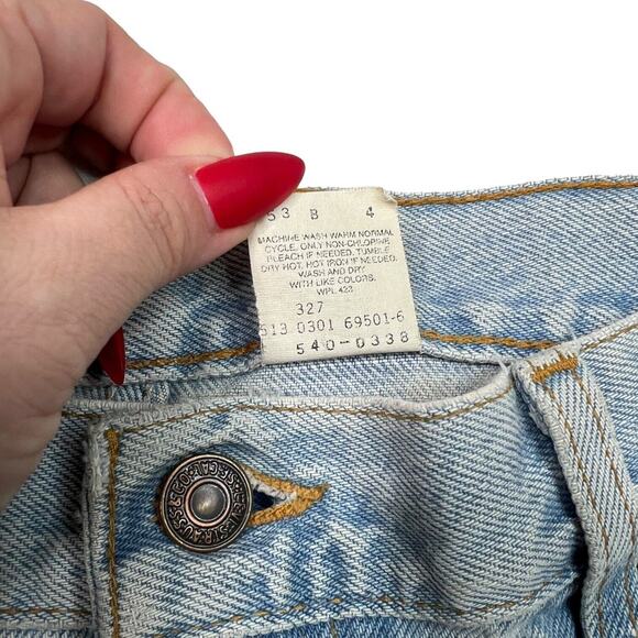 Levi’s Vintage 90s 540 Relaxed Fit Jeans USA FLAW Light Wash Mens 34x32 - Picture 9 of 9